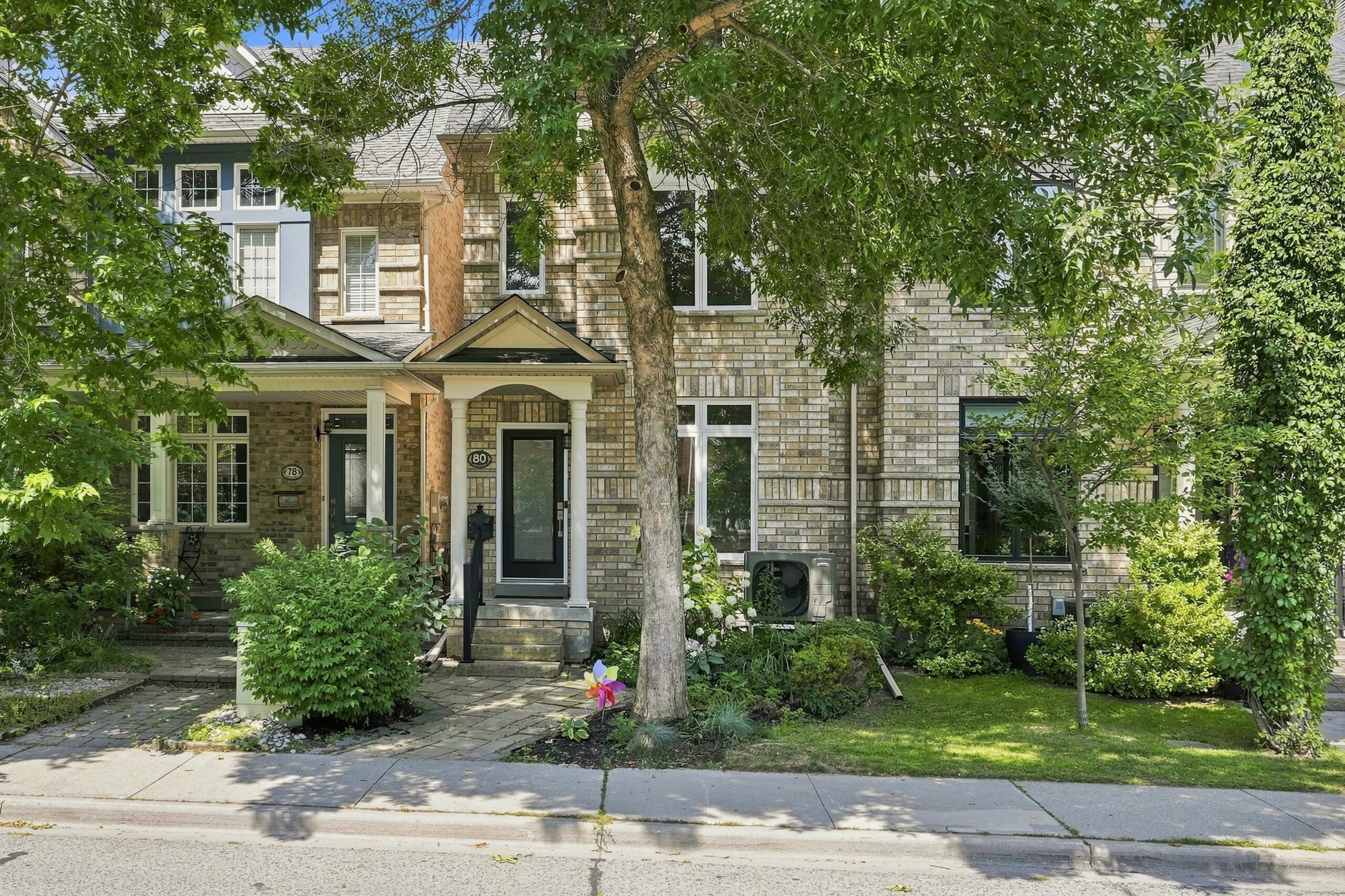 3+1 Br 4 Ba Single-Family Semi-detached House For Rent In The East End – Danforth Located At 80 Crossovers Street, Toronto Ontario M4E 3X4