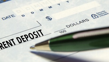 Rent Deposit Check